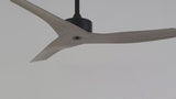 Aldrin 50" Modern Minimalist Iron/Plastic Mobile-App/Remote-Controlled 6-Speed Razor Ceiling Fan