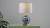 Gretchen 25" Ginger Jar Ceramic/Metal LED Table Lamp