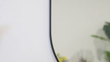 Milly 24 in. W x 36 in. H Medium Oval Metal Framed Wall Mirror