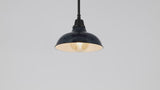 Jasper 12.25" Farmhouse Industrial Indoor/Outdoor Iron LED Pendant