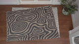 Eryx Modern Bohemian Abstract Organic Reversible Machine-Washable Indoor/Outdoor Area Rug