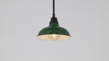 Jasper 12.25" Farmhouse Industrial Indoor/Outdoor Iron LED Pendant