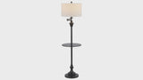 Cora 60" Metal/Glass LED Side and Floor Lamp