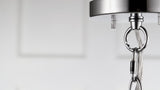 Bailey 23.5" Adjustable Marble/Metal LED Chandelier