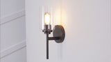 Juno Farmhouse Industrial Iron Cylinder LED Sconce