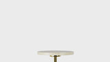Evelyn 26" Modern Glam Metal/Resin Mosaic Pedestal Drink Table