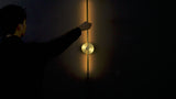 Anton 27.25" Modern Minimalist Iron Adjustable Bar Integrated LED Plug-In Sconce