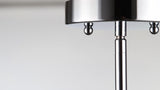 Avah Metal/Crystal Adjustable LED Drop Chandelier