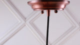 Bedford 11" Adjustable Iron Industrial Rustic LED Pendant