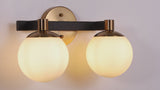 Modernist Globe Metal/Frosted Glass Modern Contemporary LED Vanity