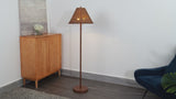 Nando 61"  Coastal Bohemian Iron/Rattan LED Floor Lamp with Pull-Chain