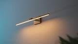 Santino 28" Modern Minimalist Swivel Integrated Dimmable LED Rechargeable Picture Light with Touch Sensor