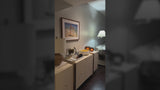 June 65" Adjustable Metal/Marble LED Floor Lamp