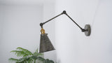 Rover 7" Adjustable Arm Metal LED Wall Sconce