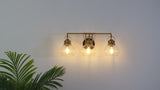 Shirley Metal/ Bubbled Glass Vanity Light