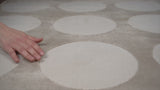 Adrian Modern Geometric Circle Dot High-Low Area Rug