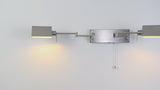 Arlo Farmhouse Industrial Single Swing Arm Plug-In or Hardwired Iron LED Wall Sconce with Pull-Chain