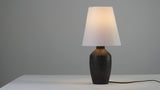Xander 19.5" Minimalist Scandinavian Concrete Effect Resin/Iron Ginger Jar LED Table Lamp Set 2
