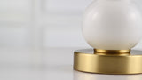 February 21" Glass/Metal LED Table Lamp