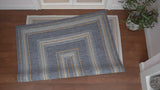 Argo Classic Nautical Mitre Stripe Reversible Machine-Washable Indoor/Outdoor Area Rug