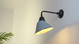 Croydon 9.63"  Farmhouse Industrial Indoor/Outdoor Iron LED Gooseneck Arm Outdoor Sconce