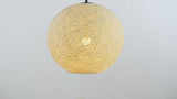 Lacey Bohemian Minimalist Iron/Rope Woven Globe LED Pendant