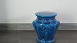 Anita 18" Classic Vintage Ceramic Indoor/Outdoor 4-Elephant Garden Stool