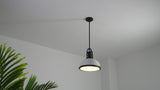 Homer Modern Industrial Iron LED Dome Pendant