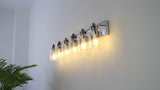 Irving Seeded Glass/Iron Modern Contemporary LED Vanity Light