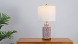 Diana 23.5" Ginger Jar Ceramic/Metal LED Table Lamp
