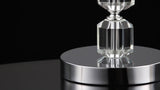 Cary 27.5" Modern Stacked Crystal/Metal LED Table Lamp Set 2