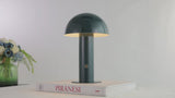 Boletus 10.75" Contemporary Bohemian Rechargeable/Cordless Iron Integrated LED Mushroom Table Lamp