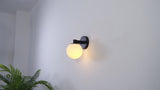Modernist Globe Metal/Frosted Glass Modern Contemporary LED Vanity