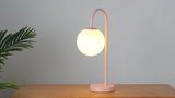 Arco 18.25" Iron/Glass Minimalist Mid Century Globe LED Table Lamp