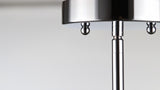Avah Metal/Crystal Adjustable LED Drop Chandelier