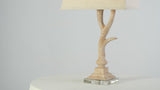 Antler 29.5" Rustic Resin/Crystal LED Table Lamp