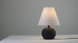 Asher 18.25" Minimalist Scandinavian Resin/Iron Gourd LED Table Lamp Set 2