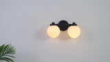 Modernist Globe Metal/Frosted Glass Modern Contemporary LED Vanity
