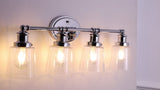 Beverly Iron/Seeded Glass Classic Cottage LED Vanity Light