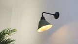 Croydon 9.63"  Farmhouse Industrial Indoor/Outdoor Iron LED Gooseneck Arm Outdoor Sconce