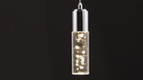 Bolha 4.75" Bubble Acrylic/Iron Modern Minimalist Integrated LED Pendant