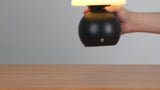 Kanya 7.3 in. Modern Minimalist Metal and Glass Rechargeable Integrated Touch Sensor Dimmable LED Table Lamp