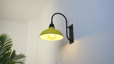 Stanley 12.25" Farmhouse Industrial Indoor/Outdoor Iron LED Gooseneck Arm Outdoor Sconce