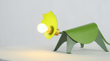 Gretchen 7.5" Modern Industrial Iron Triceratops LED Kids' Lamp
