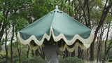 Collins 9 ft. Classic Cottage Tassel Market Patio Umbrella