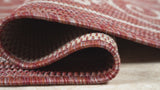Charleston Vintage Filigree Textured Weave Indoor/outdoor Area Rug