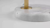 Alyssa 24.5" Metal/Marble LED Table Lamp