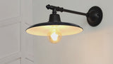 Bonner 12" Farmhouse Industrial Indoor/Outdoor Iron LED Victorian Arm Outdoor Sconce