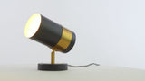 Astra 9.25" Modern Industrial Iron Adjustable Indoor LED Floor Spotlight