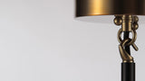 Caleb 28" Brass Cluster Pendant